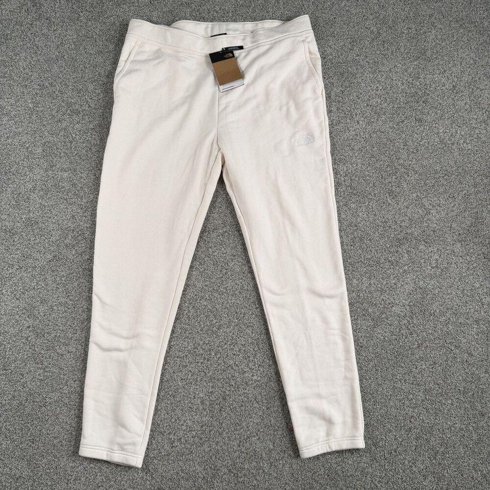 The North Face Simple Logo Jogger Pants Sweats White Womens Size XXL Reg NEW - Picture 2 of 12